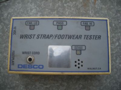 desco  wrist  strap/footwear