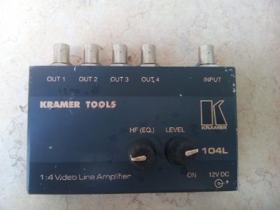 מפצל  האודיו   kramer  tools  104l