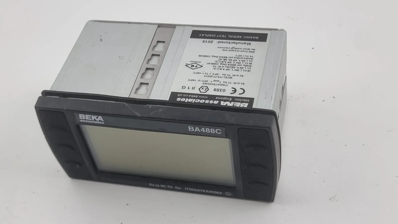 BEKA ENGLAND BA488C SERIAL TEXT DATA GRAPHIC DISPLAY INTRINSICALLY SAFE MODBUS