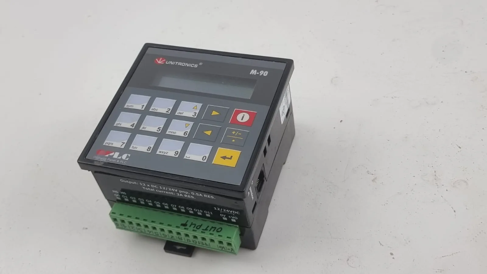 UNITRONICS M-90 CONTROLLER OPLC Operatar Panel & PLC M90-T