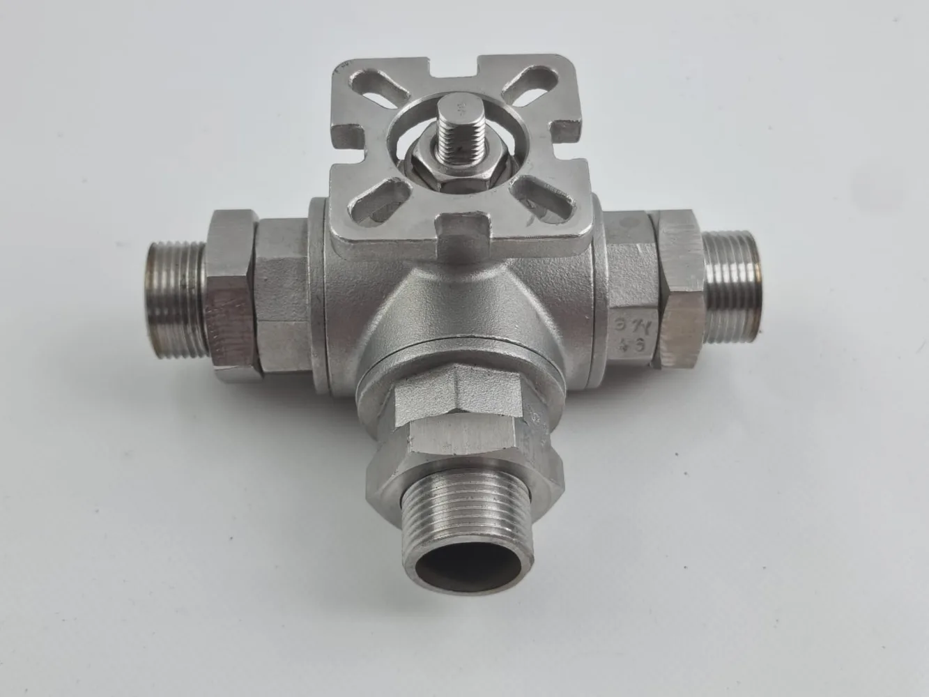 G 3/4'''' L-port 3-Way Stainless Steel Ball Valve