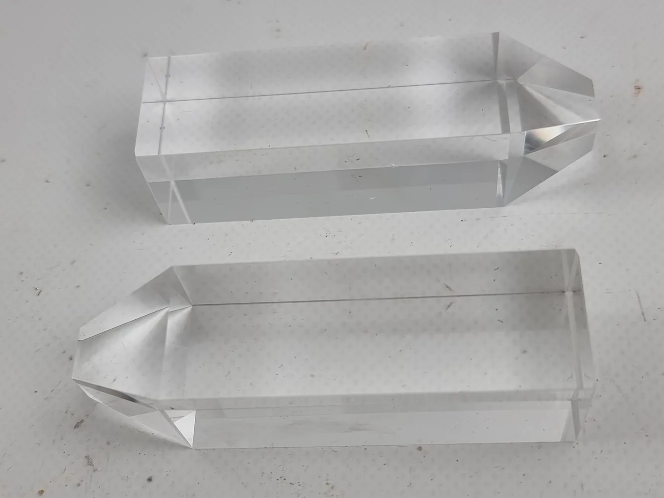 Lot of 9_curelight 66173 Quartz prism cut hrad - 10640282