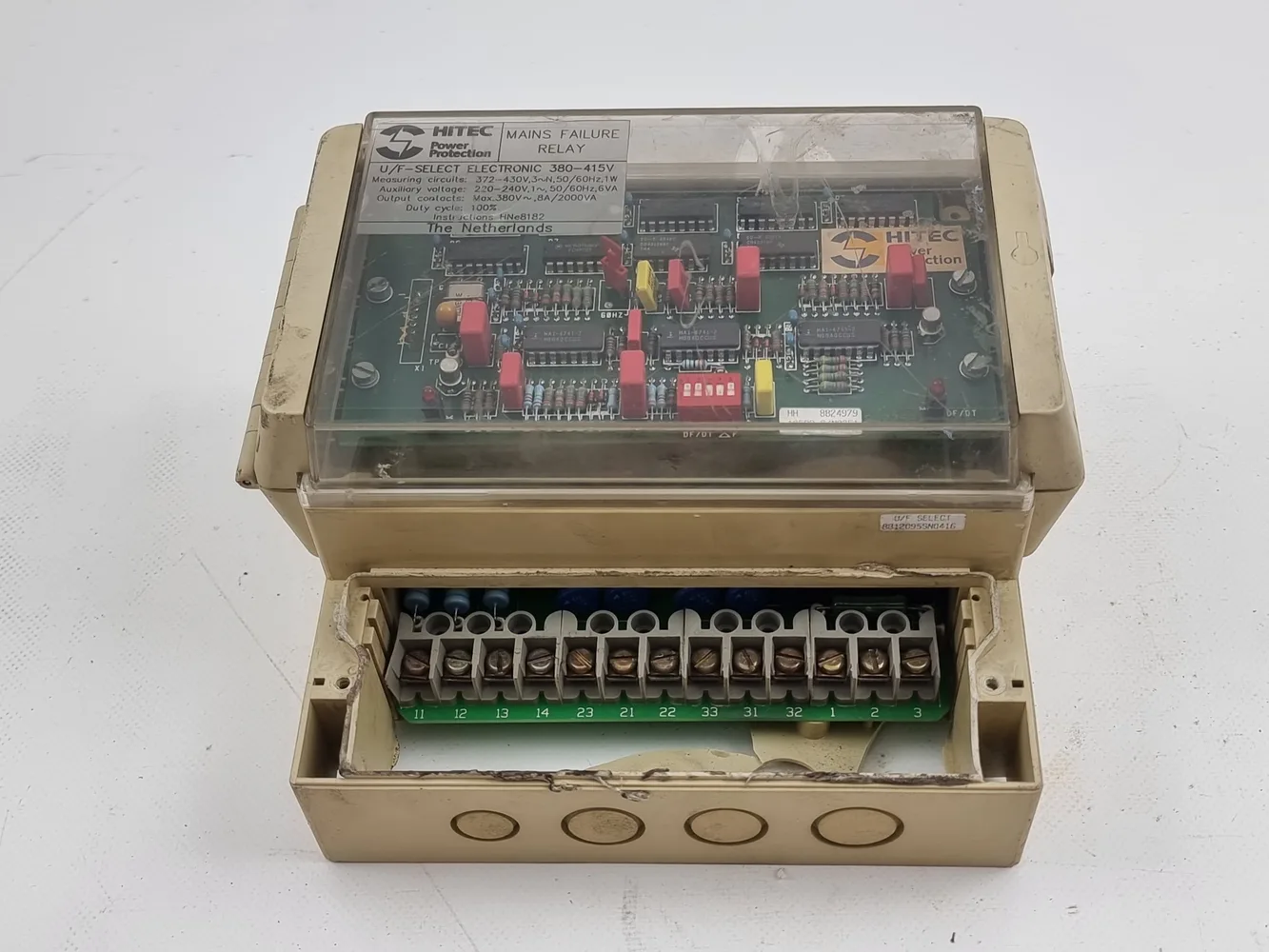 Holec Hitec Power Protection Mains Failure Relay 380-415 Volts 5060Hz