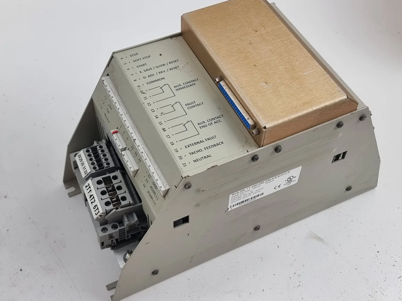 SOLCON DIGITAL REDUCED VOLTAGE soft STARTER_RVS-DN 17-400-230-230-5-8-9-D-H-S