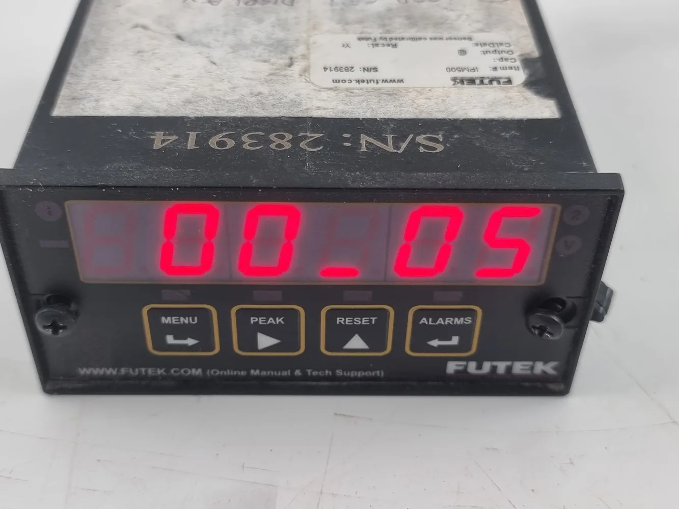 FUTEK IPM500 Signal Conditioned Digital Display Panel Meter