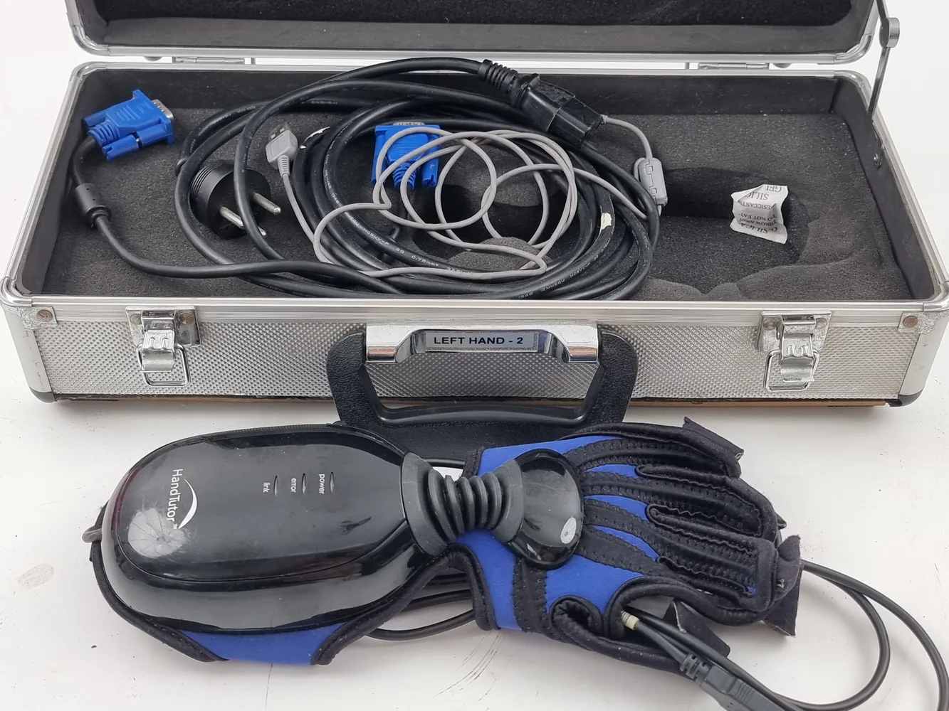 MediTouch HandTutor - Left hand with hard case and full accessories set