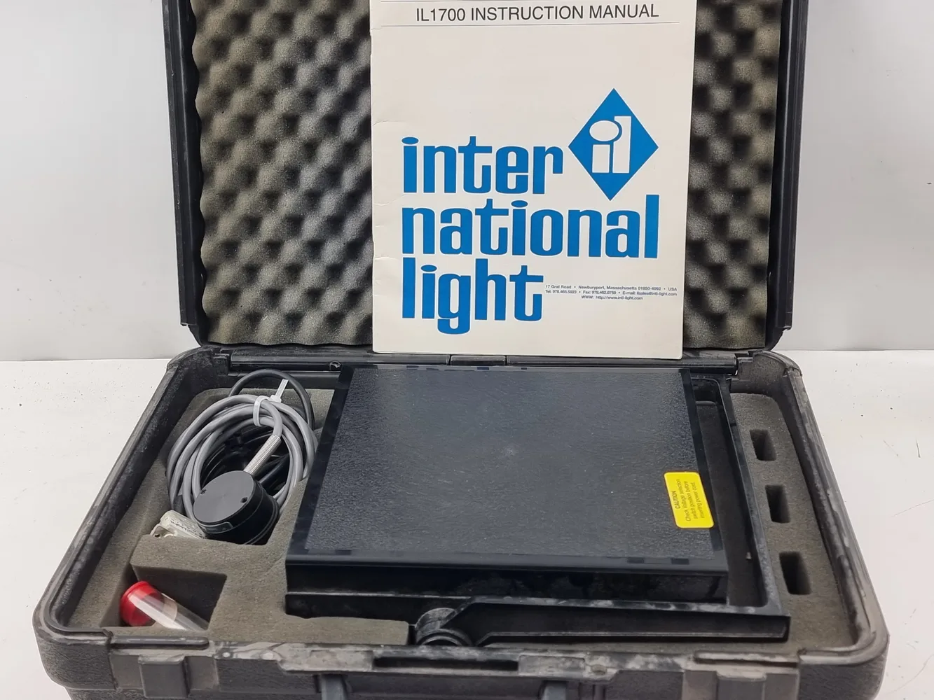 International Light ILT1700 Research Radiometer w SHD033 Sensor and Accessories