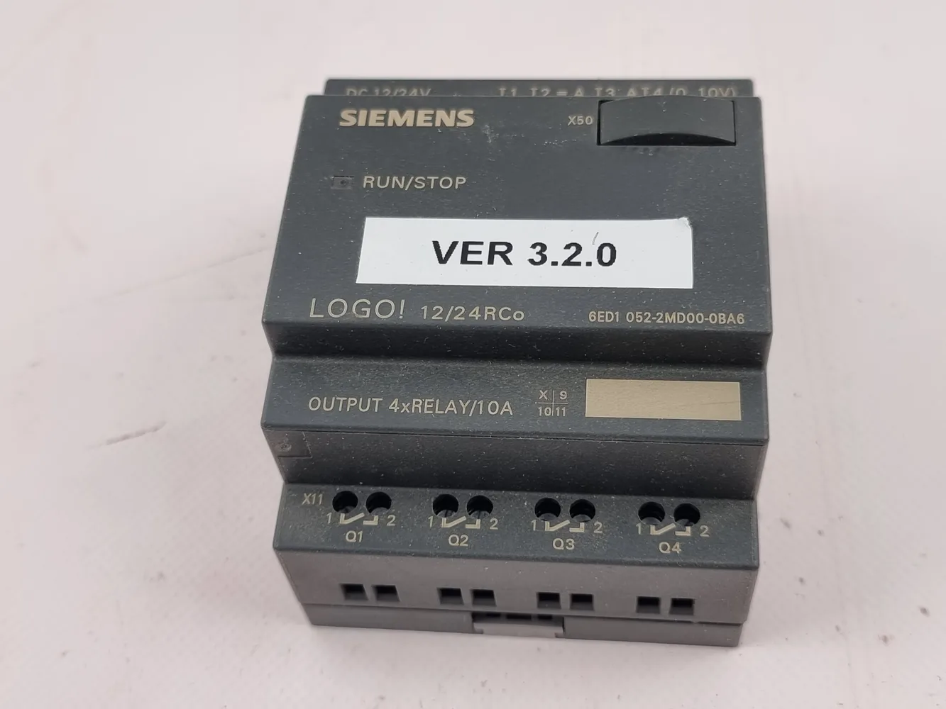 Siemens LOGO! 1224RCo 6ED1 052-2MD00-0BA6 Power 4x Relay 10A
