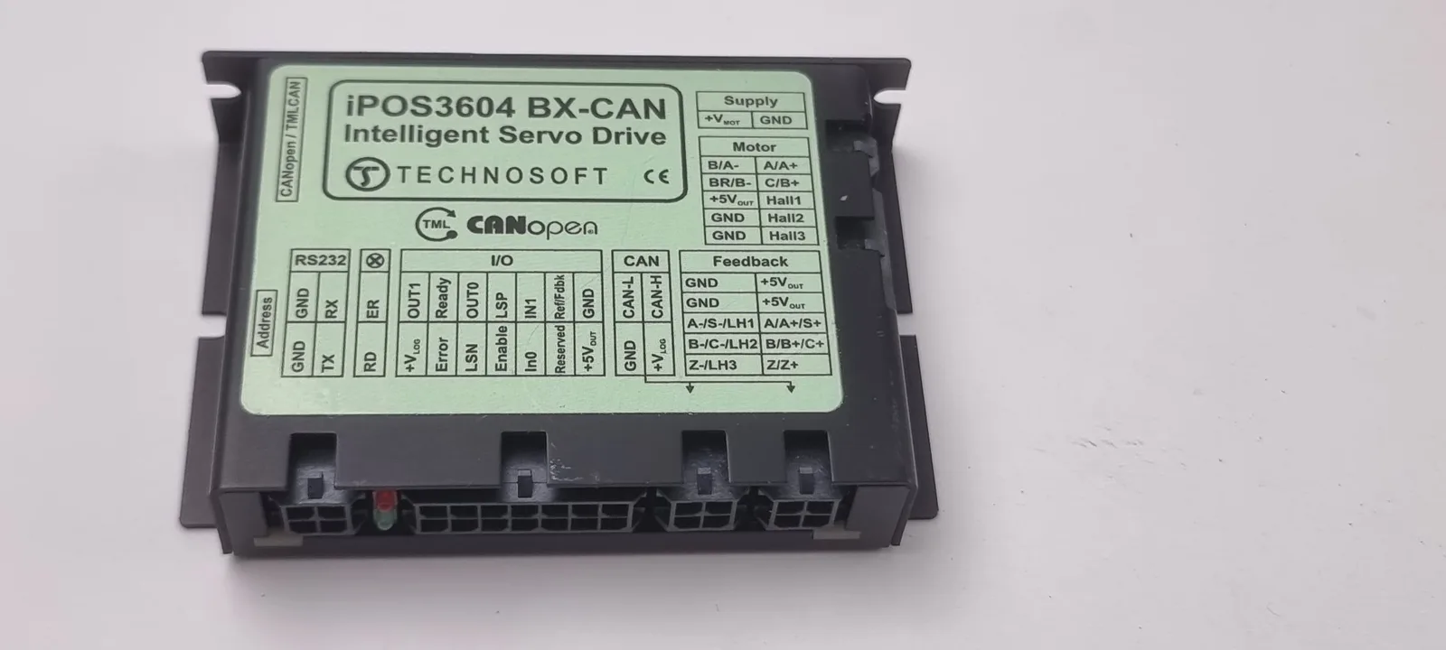 TECHNOSOFT IPOS3604 BX-CAN INTELLIGENT SERVO DRIVE