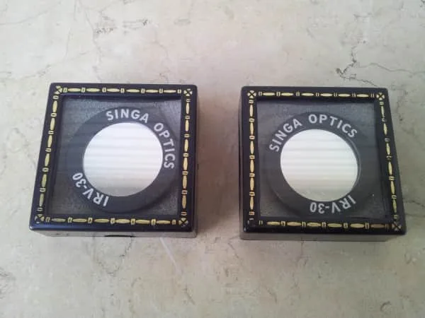 Singa optics IRV-30 - X-ray Infrared Vision Filter for Video Cameras *lot of 2*