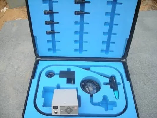 Sony DXC-LS1 CCD Color Video Camera & Transformator + OtoScan 15300 Ear Aeration