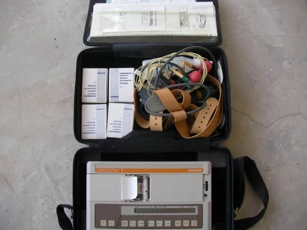 Carrier Recurves ECG Siemens Cardiostat 1 Electrocardiograph +set accessoris