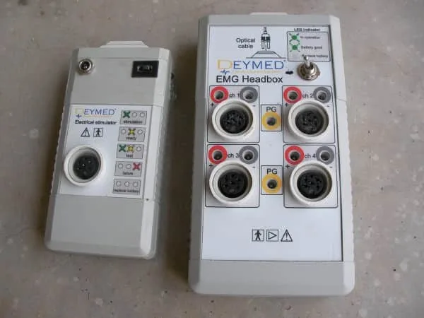 *Lot of 2* EMG Headbox 4CH MODEL ATM4 9V EYMED+1CH MODEL 1TM4