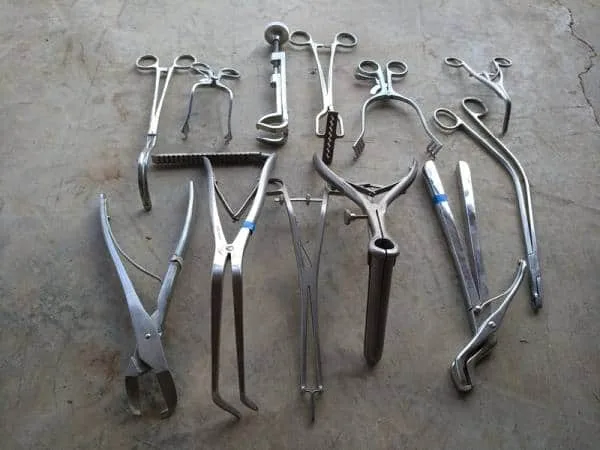 *Lot of 12* Surgical instroments+Periarticular Bone Clamp - stainless