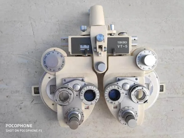 Takagi VT-5 manual refractor phoropter head - Made in Japan