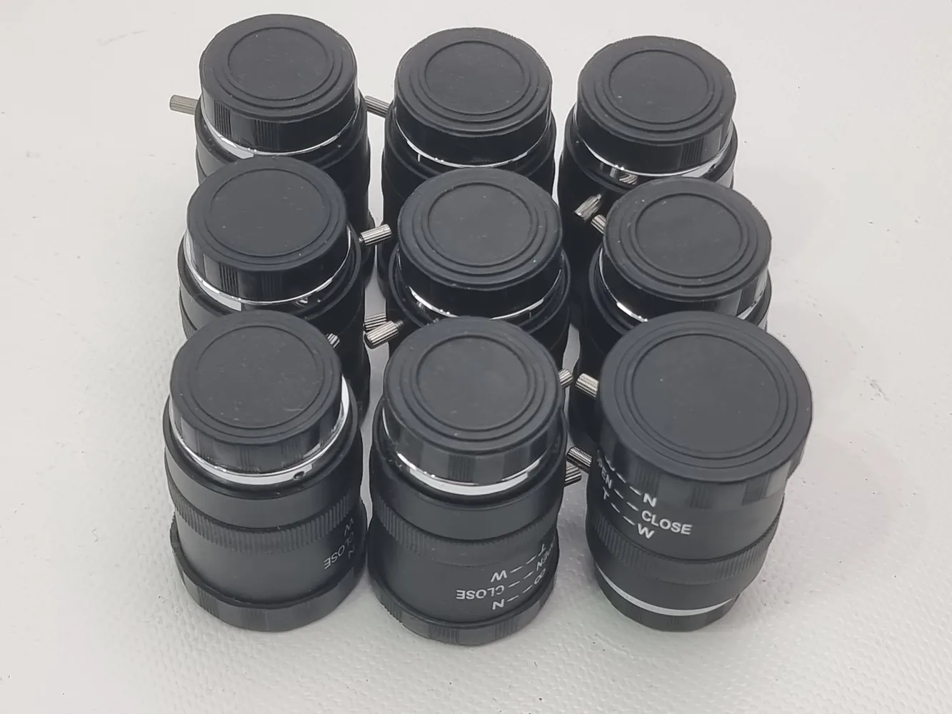 *LOT OF 9* Manual IRIS Zoom 3.5mm-8mm C Mount Lens for CCTV Camera *NEW*