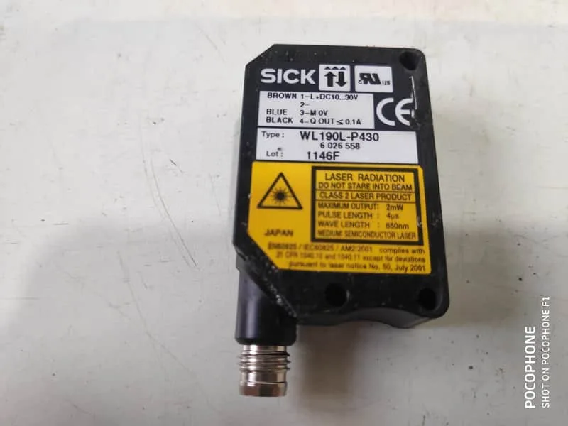 SICK retro-reflective photoelectric sensor WL190L-P430 6026558 GEB