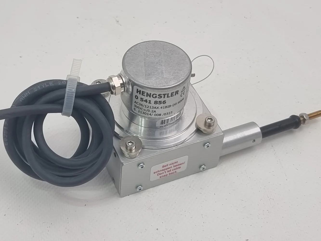 HENGSTLER 0541856 ASM WS1035303701 WS58C-2140-AC36-BK-R180-M4-KAB3M