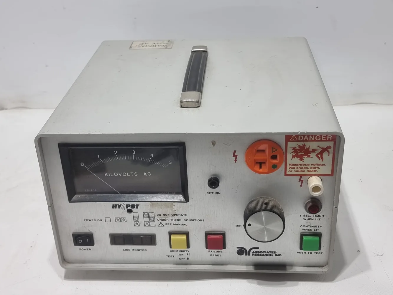 Associated Research 4040AT AC Hypot Ground Continuity Test Set