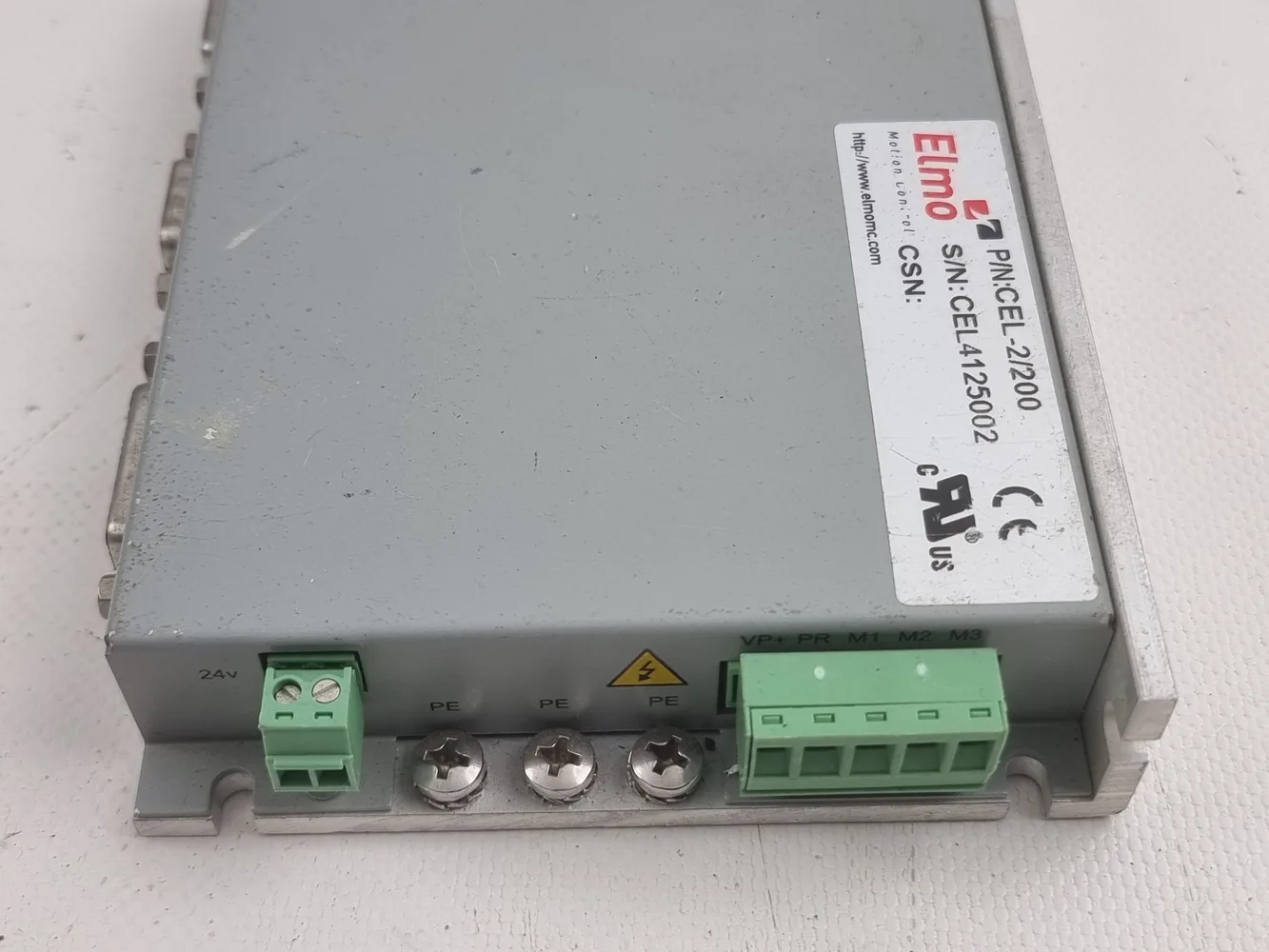 ELMO MOTION CONTROL_DIGITAL SERVO DRIVE - CEL-2-200 - CELLO 2 amps Cont 200V