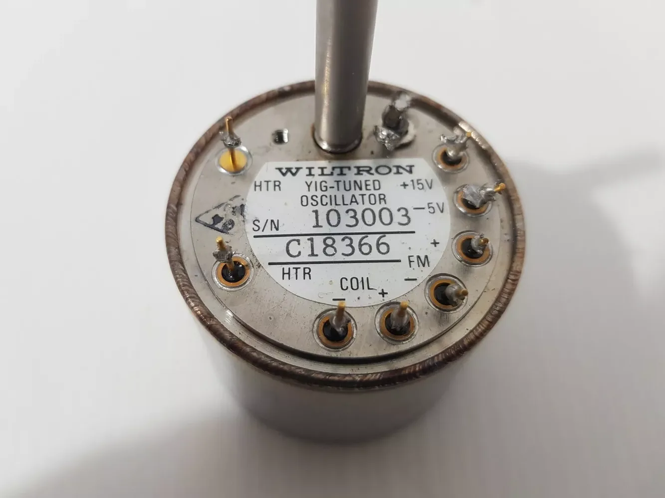 Wiltron YIG Tuned Oscillator C18366 from 6407 RF analyzer
