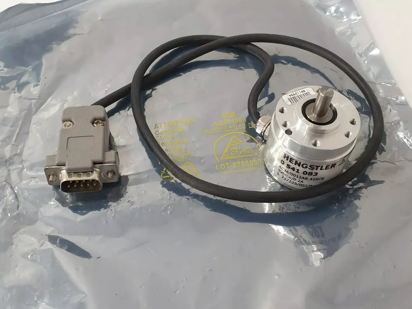 HENGSTLER 0-541-083 AC36/0012AR.41SCB Rotary encoder with interface cable