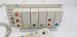 Mennen Medical module rack w/ 6 modules 2bp/co etco2 12lead ecg/resp ni-bp spo-2