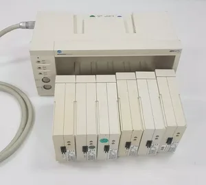 Mennen Medical module rack w/ 6 modules 2bp/co etco2 12lead ecg/resp ni-bp spo-2