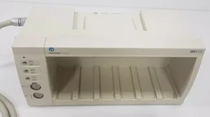 Mennen Medical module rack w/ 6 modules 2bp/co etco2 12lead ecg/resp ni-bp spo-2