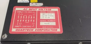 Quartech 9800-AC-AB-0-0 Operator Interface Terminal With SLC-500 32K STD RAM