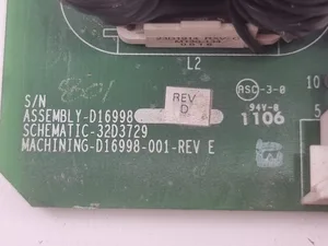 Miteq ASSEMBLY-D16998 Rev D MACHINING-D16998-001 - Rev D