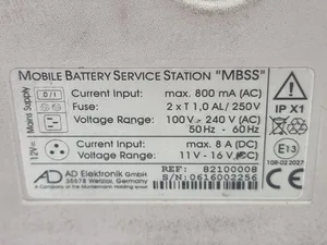 TMS Lifepak 12 Mobile Battery Service Station MBSS