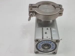 SMC XLH-16-X670 Aluminum High Vacuum Angle Valve TEL Tokyo 3D80-000595-V1