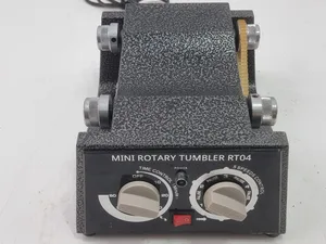 Boking Jewlry Machine Mini Rotary RT-04 Tumbler Auto Reverse 5 speed 110V cleane