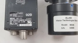 SONY VIDEO CAMERA MODULE XC-77 w/ MANFRED STICKSEL (ALLIED VISION) M50S LENS