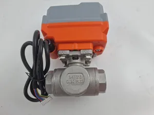 2" Stainless Steel Ball Valve with AVA SMART ACTUATOR B3S B206-PHB-14 AC/DC24V