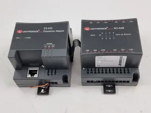 Unitronics io-IO-A18 expansion module with EX-A2X expansion adapter