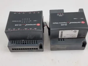 Unitronics io-IO-A18 expansion module with EX-A2X expansion adapter