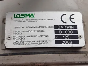 Losma D 600 Darwin 208-220480V 3Ph Oily Smoke Mist Filter Centrifugal Fan