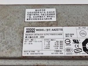 ASTEC AA22770 400W Power Supply