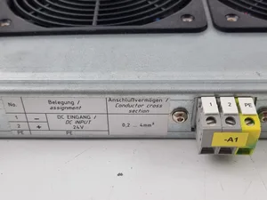 Cooling Fun 3 units in rack case - R1233
