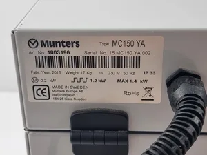 MUNTERS MC150YA Decontamination