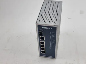 Commutateur industriel 6 ports Gigabit IEEE802,3af-at Korenix JetNet 3906G