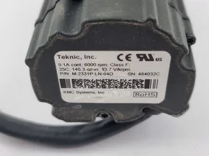 Teknic M-2331P-LN-04D Brushless DC Servo Motor 6000 RPM 9.1A