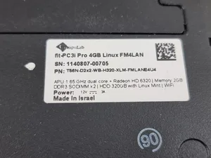New-CompuLAB fit-PC3 Pro APU 1.65GHz dual core 4GB RAM 4X LAN Fanless