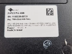 fit-PC3 CompuLab Pro Barebone_PC3 Pro APU 1.65GHz dual core 4GB RAM 2G 4X LAN Fa