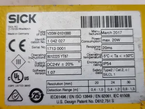SICK 1042027  V20W-0101000 Secure Camera Systems