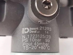 Dinsert Deal Relief valve N 1199925.17 Hydrogen H2 R160 PS 6Bar Pout 45mbar