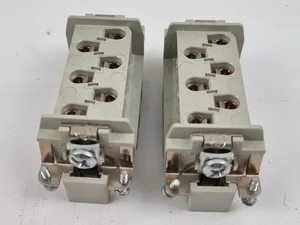 *LOT OF 5* EPIC 10170600 MALE CONNECTOR INSERT 400V H-BS 6 SS 7-12