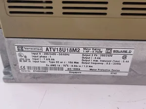 Variateur TELEMECANIQUE ALTIVAR ATV18U18M2 1HP- 0.75Kw MOTOR PROTECTIVE DEVICE